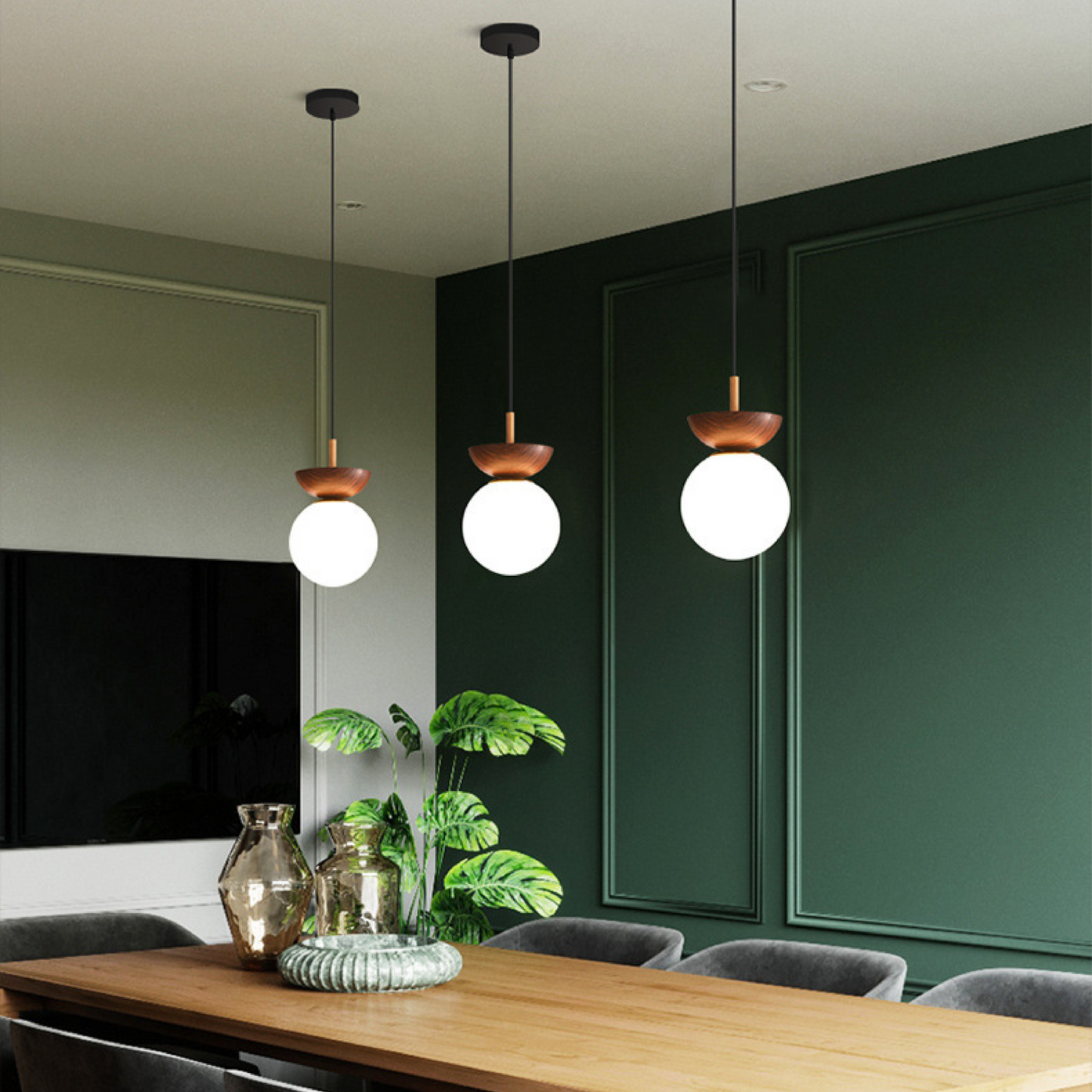 Minimalistische Japanse Globe Hanglamp