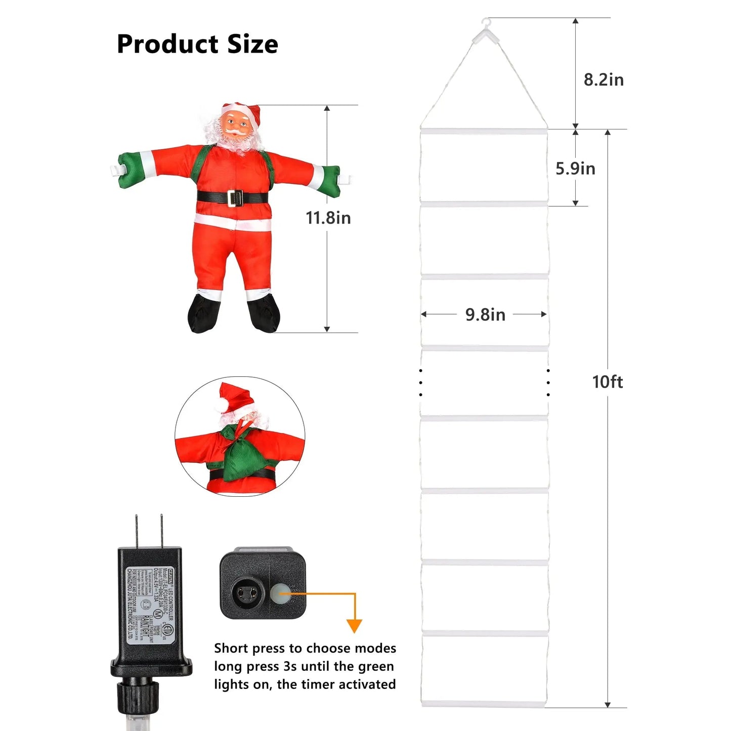 50% Korting | SantaClimber™ | Feestelijke decoratie voor uw gezellige, vrolijke thuis