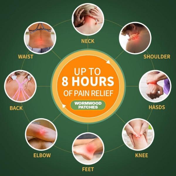 ReliefPatch Flex | Set van 180 stuks met pijnstillende pleisters voor gewrichten met kruidenpads