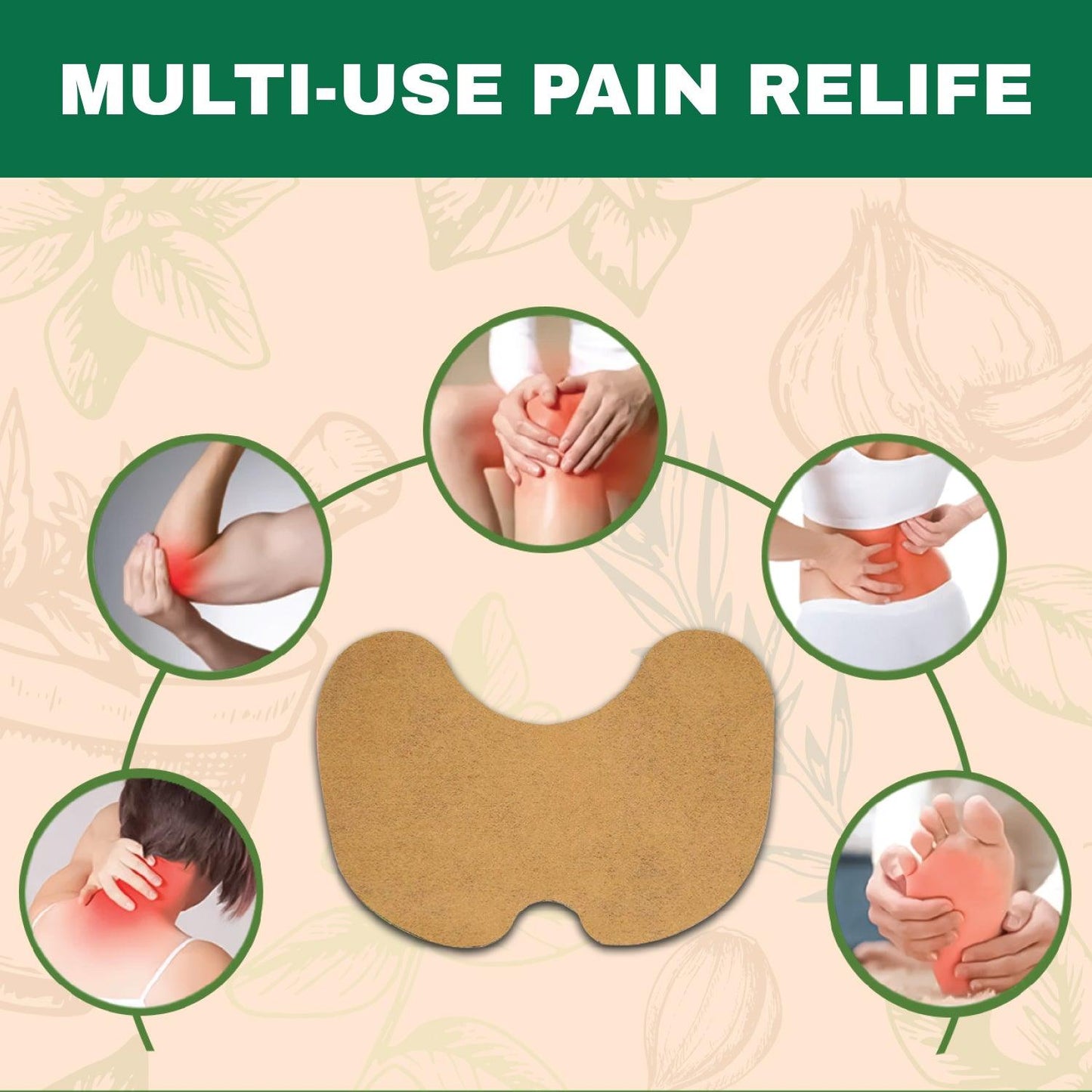 ReliefPatch Flex | Set van 180 stuks met pijnstillende pleisters voor gewrichten met kruidenpads