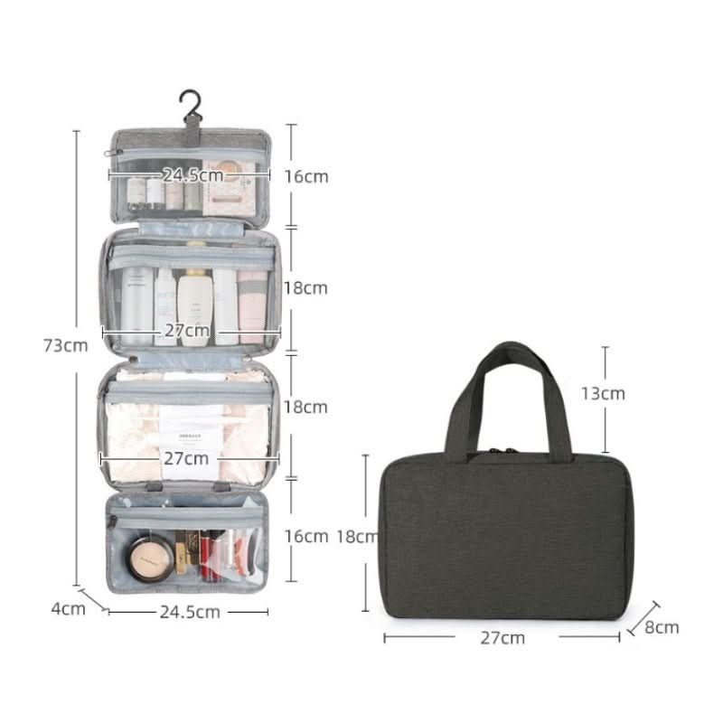 TravelTidy – Compacte cosmetica-organizer met 4 vakken