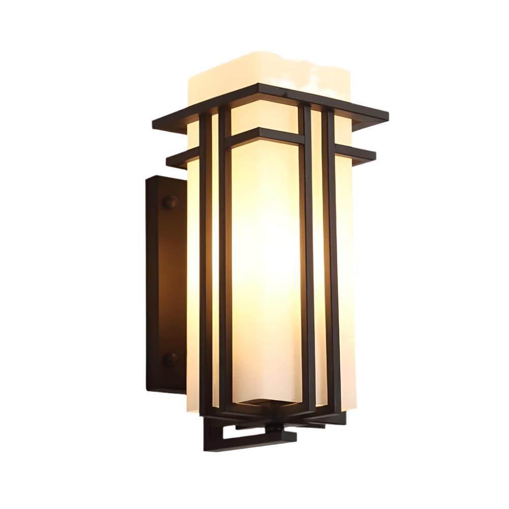 Krajewski Retro Industriële Glazen Buiten Wandlamp