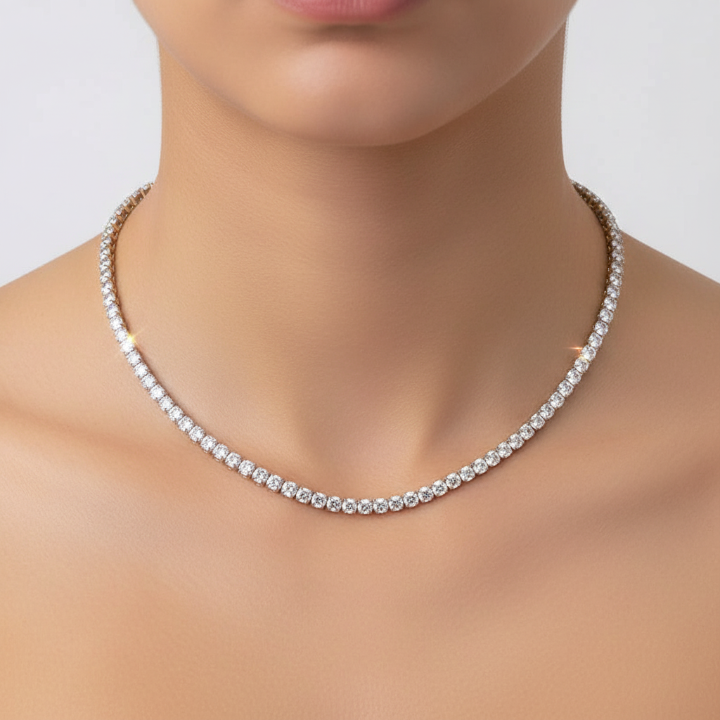 Kristallen halsketting - Kristallen halsband