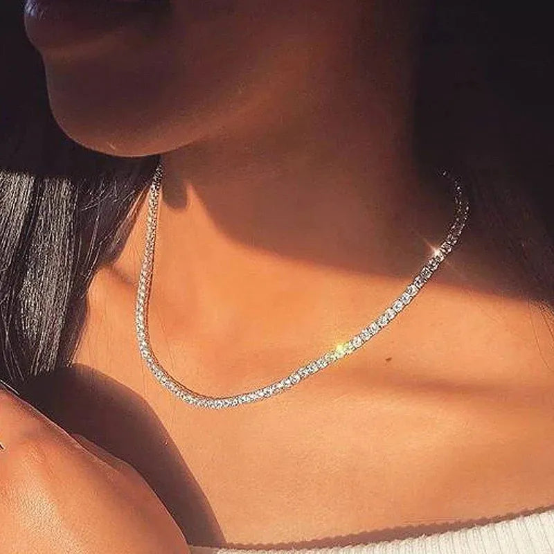 Kristallen halsketting - Kristallen halsband
