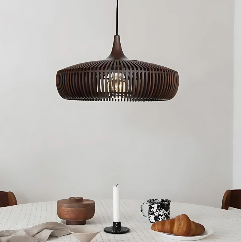 Hinori Hanglamp Japandi Massief Hout Glans