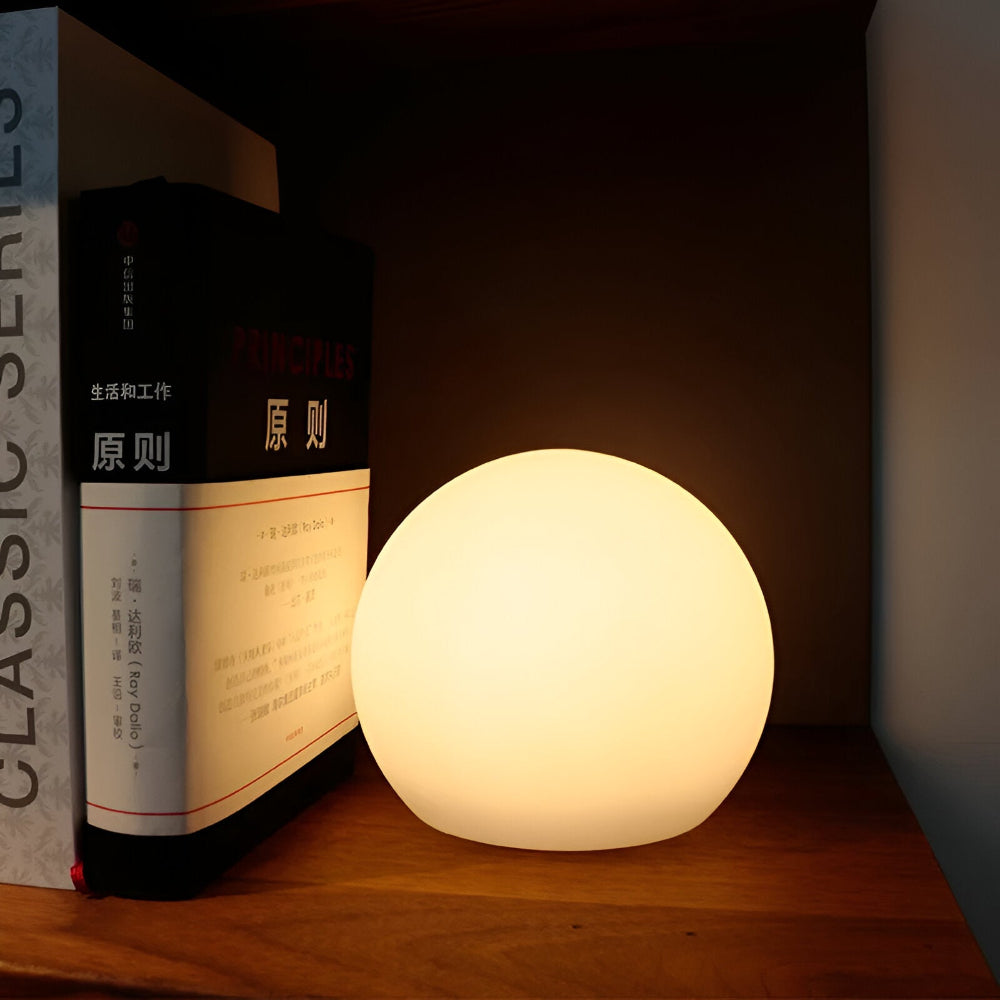 Thessara - LED Tafellamp met Dynamische Kleurverandering in Bolvorm