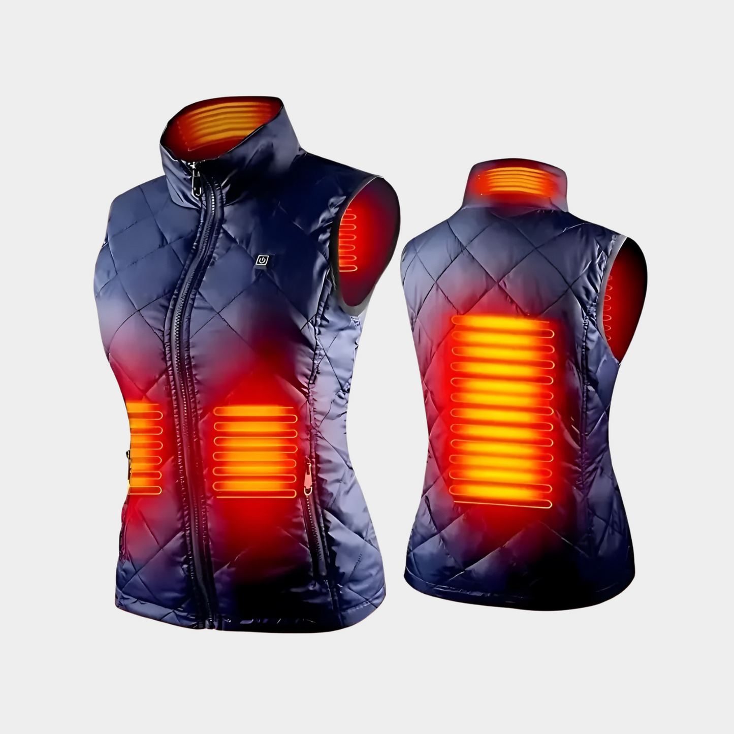 Brehn | Verwarmde Vest voor Vrouwen met Dubbele Controle en 9 Verwarmingszones – Comfort en Warmte voor Elk Seizoen