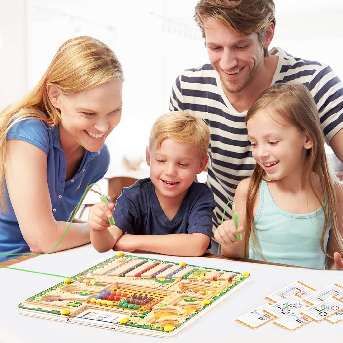 NUMBERRAIL – Montessori Magnetisch Labyrint voor Cijfers, Kleuren & Logica