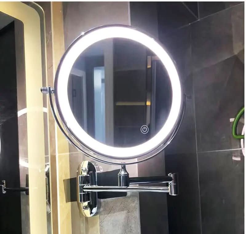 MAGNIFILUX – LED Vergrotende Spiegel met Instelbare Verlichting en Oplaadbare Accu