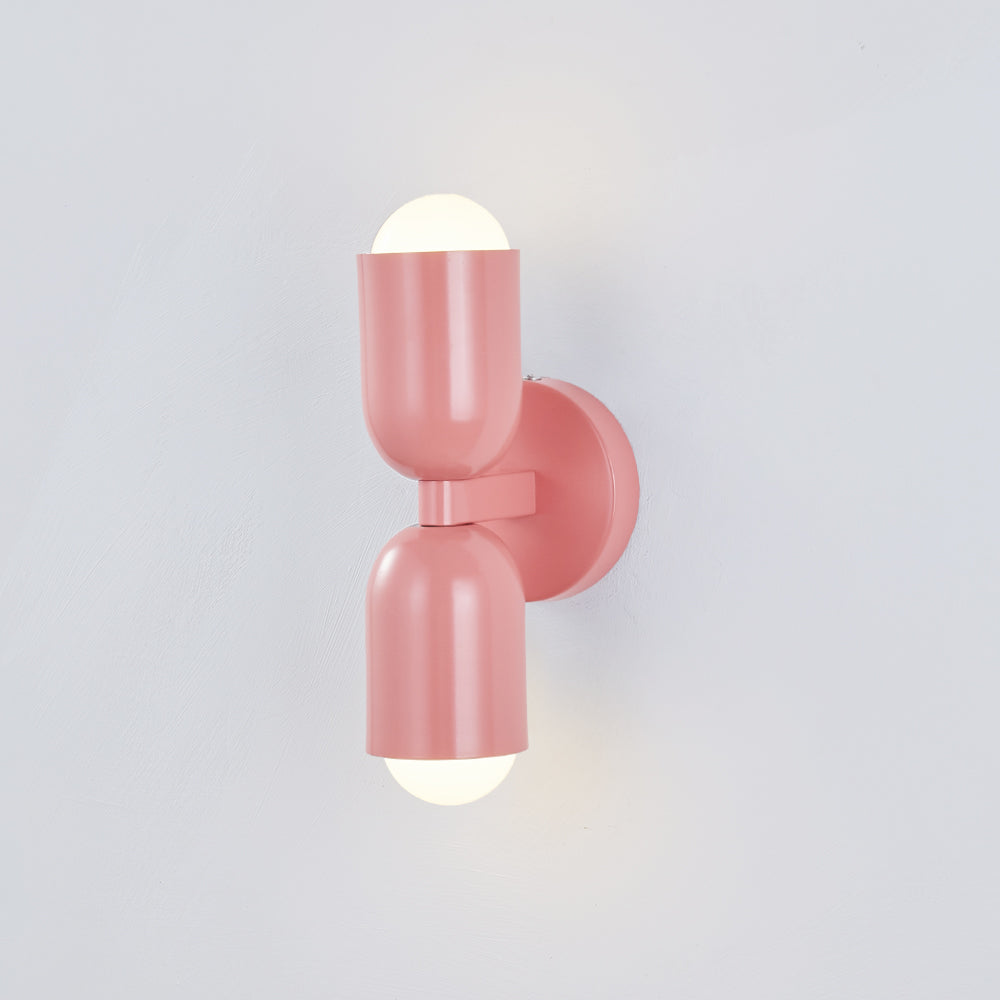 Kira Wandlamp Cilinder Scandinavisch Gekleurd Metaal Woonkamer