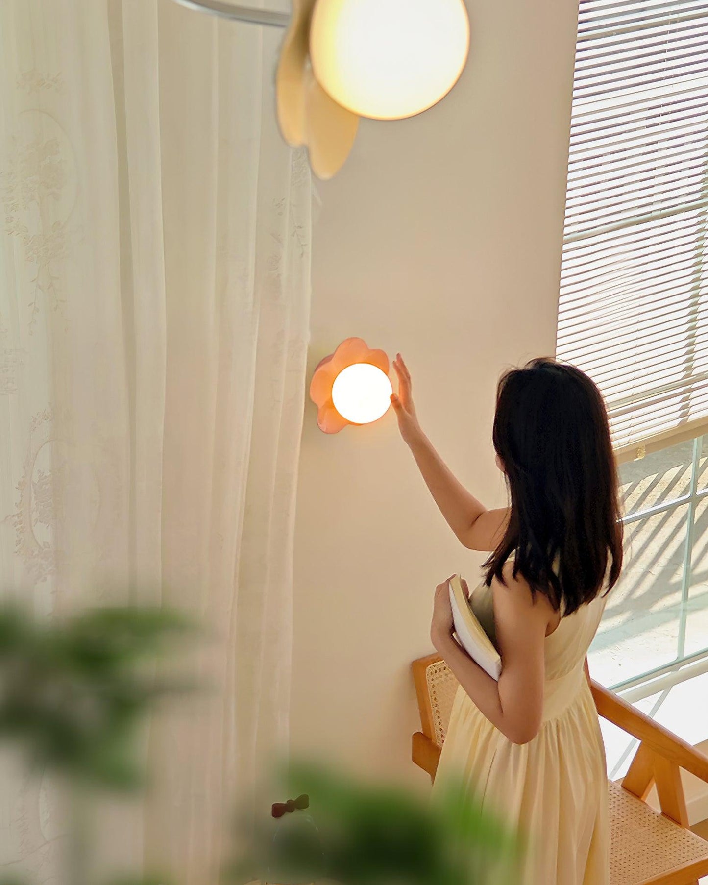 Arcore Wandlamp Speels in Hars