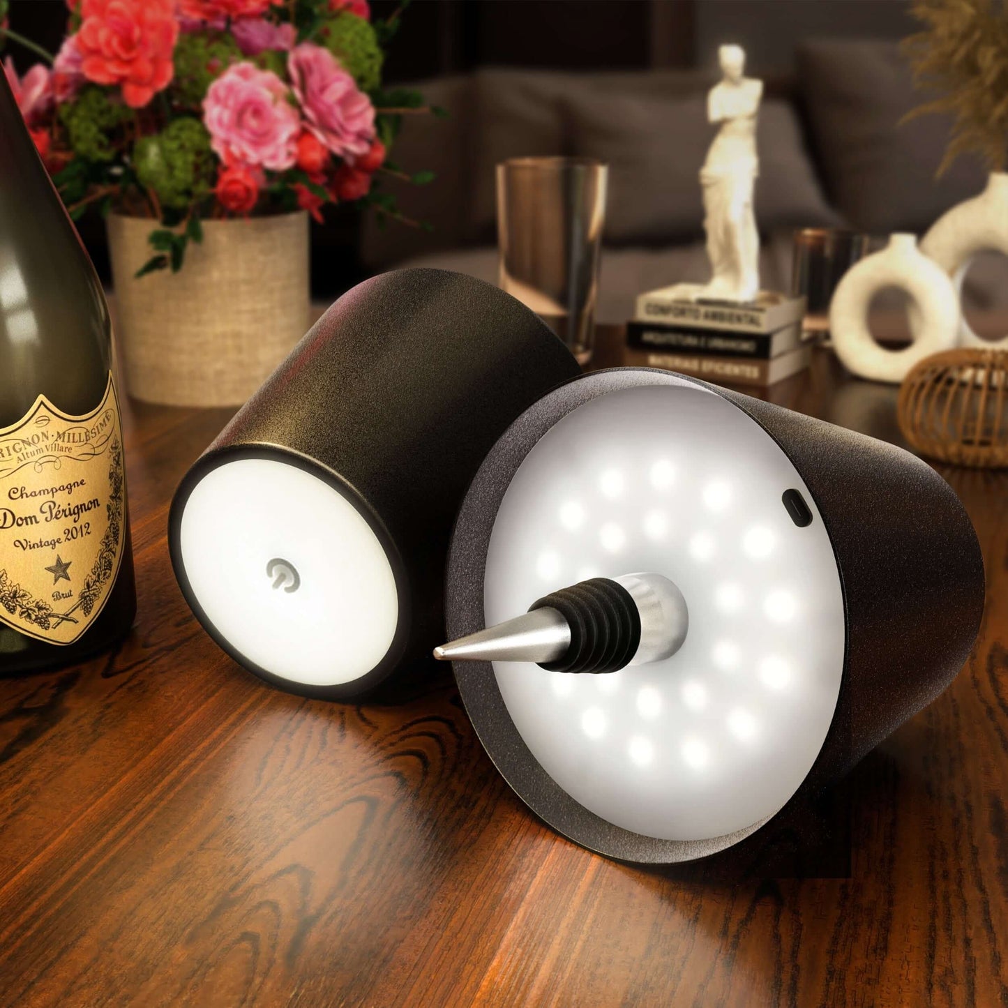 Draadloze Fleslamp – Elegante en Originele Verlichting