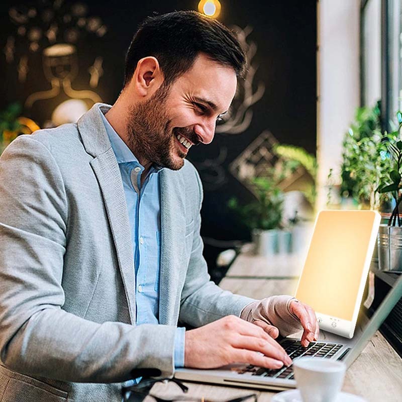 Lichttherapielamp 12.000 Lux – Zonsopgangsimulatie voor Stemming & Energieboost