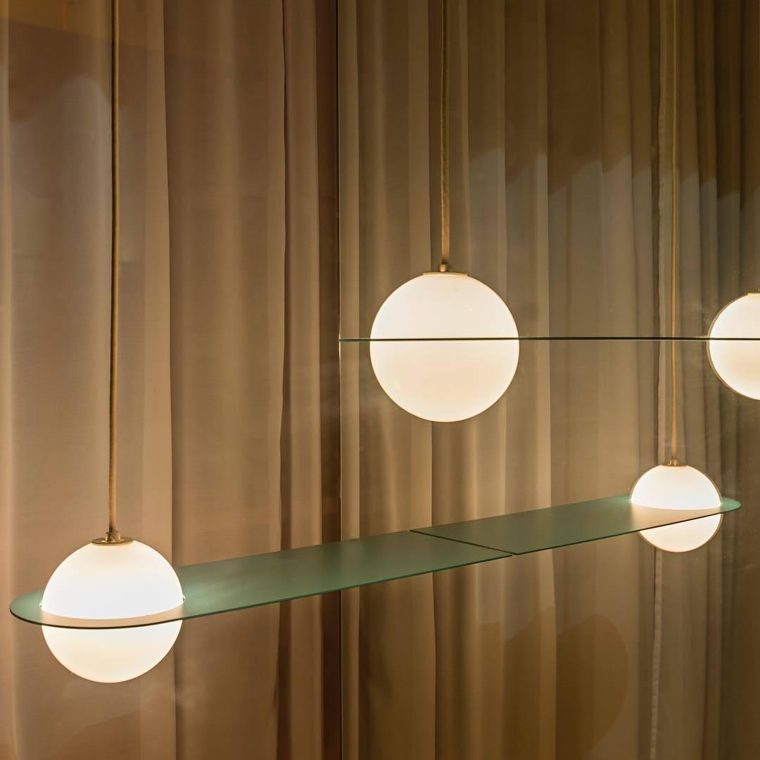 Selan Zwarte Glazen Hanglamp