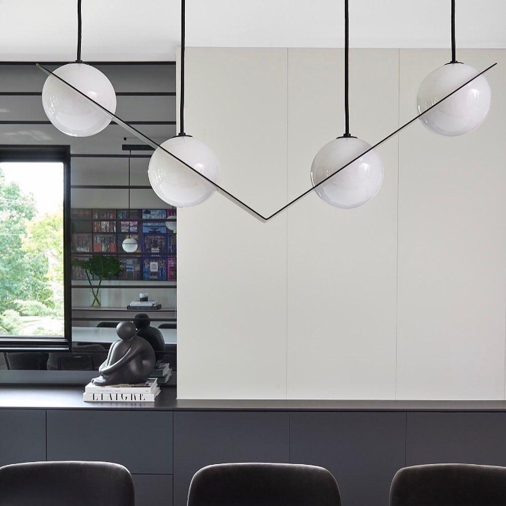 Selan Zwarte Glazen Hanglamp