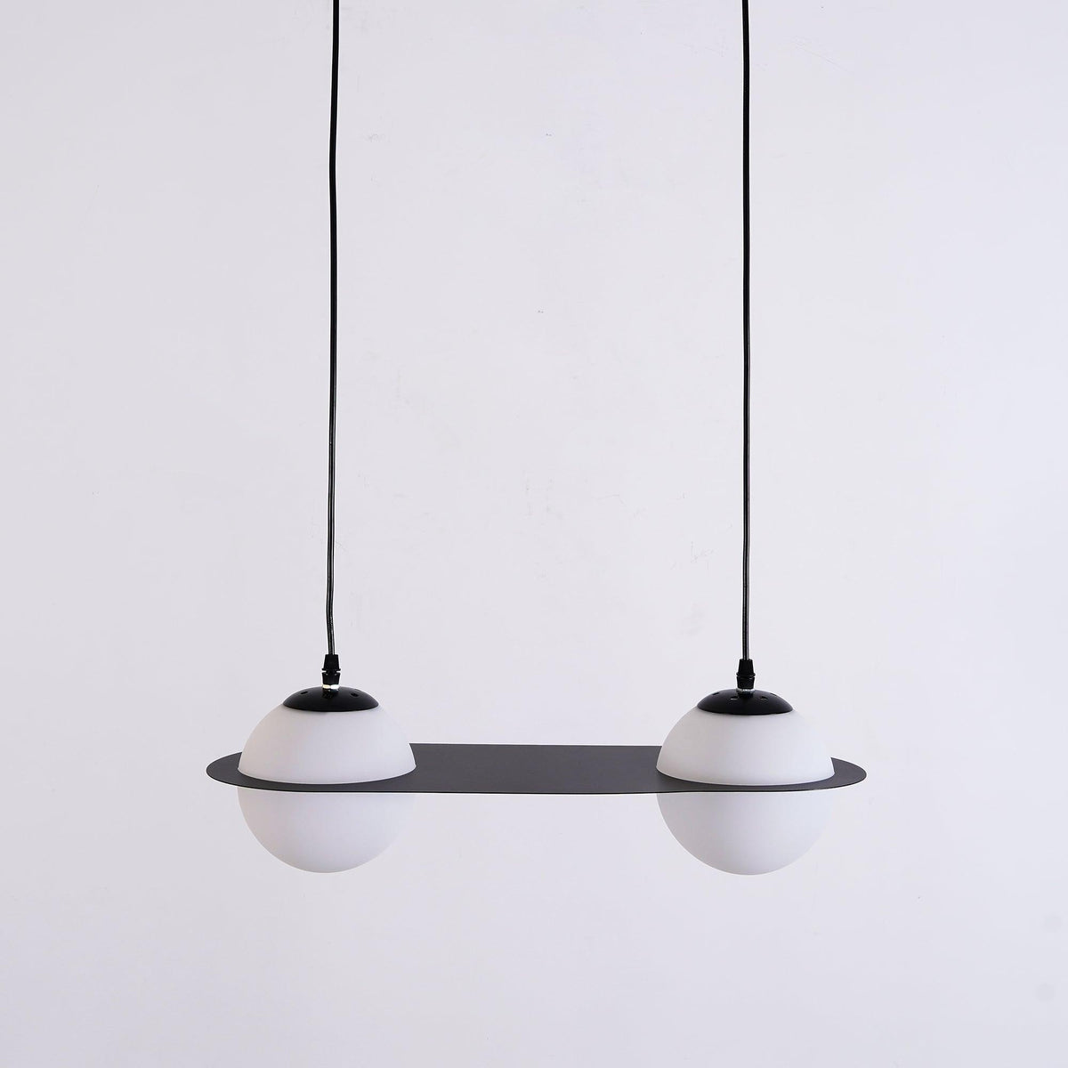 Selan Zwarte Glazen Hanglamp