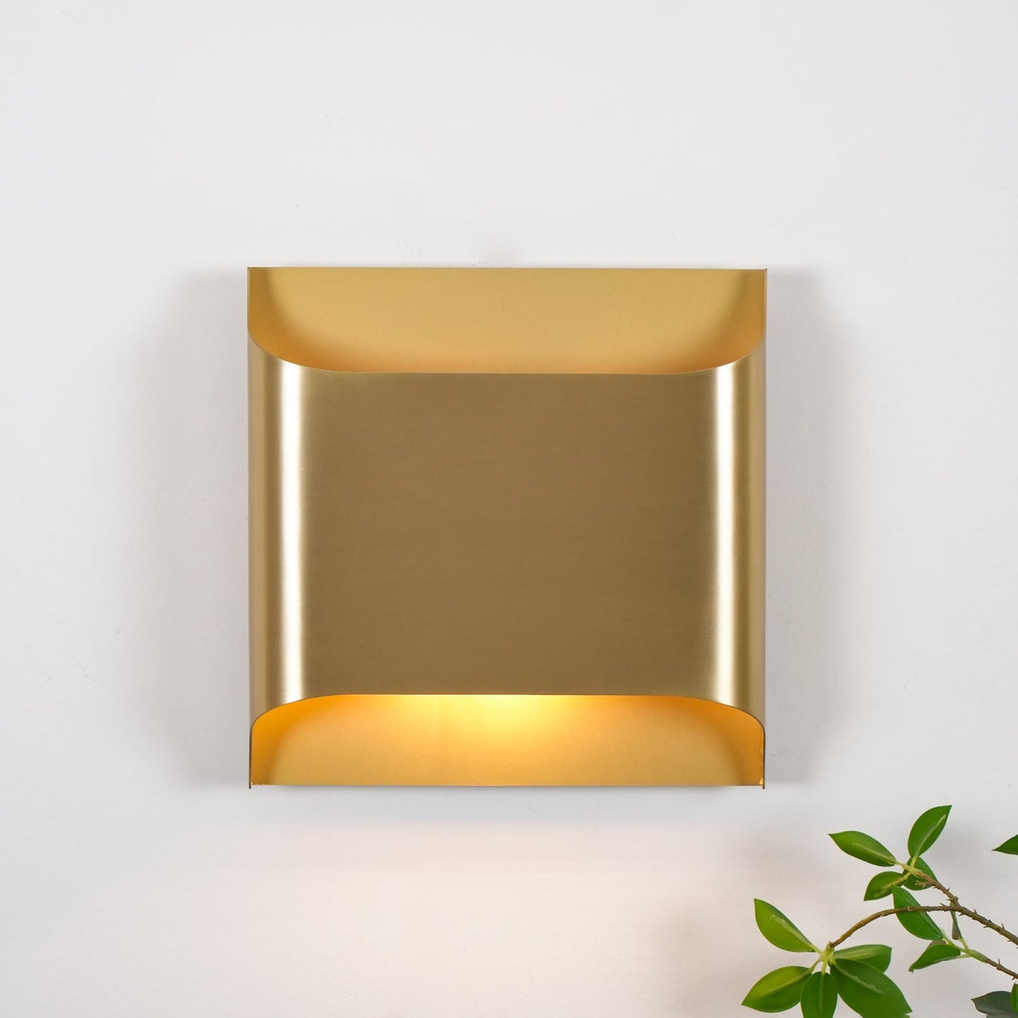Hardy Wandlamp Kunst Nordic in Messing