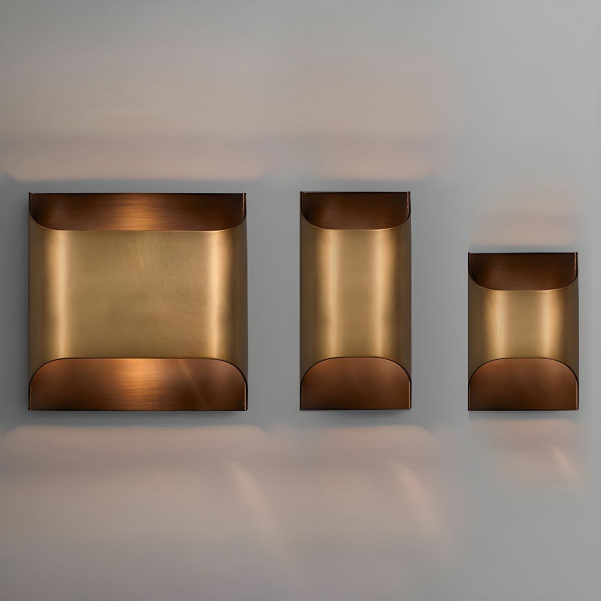 Hardy Wandlamp Kunst Nordic in Messing