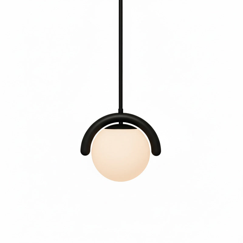 Uveta Lijnvormige Hanglamp Rood & Zilver