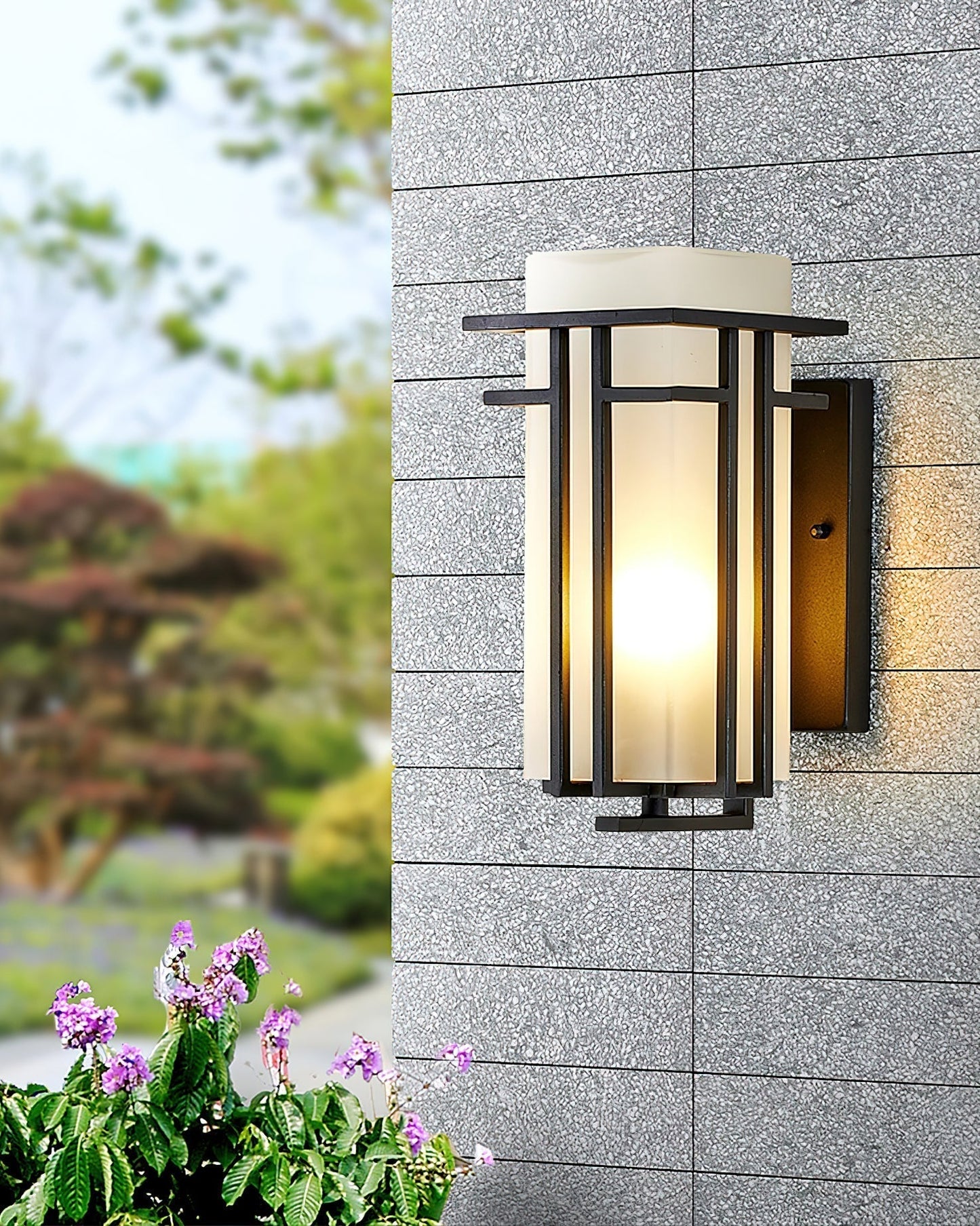 Lustra Buitenwandlamp van IJzer Retro Lantaarn