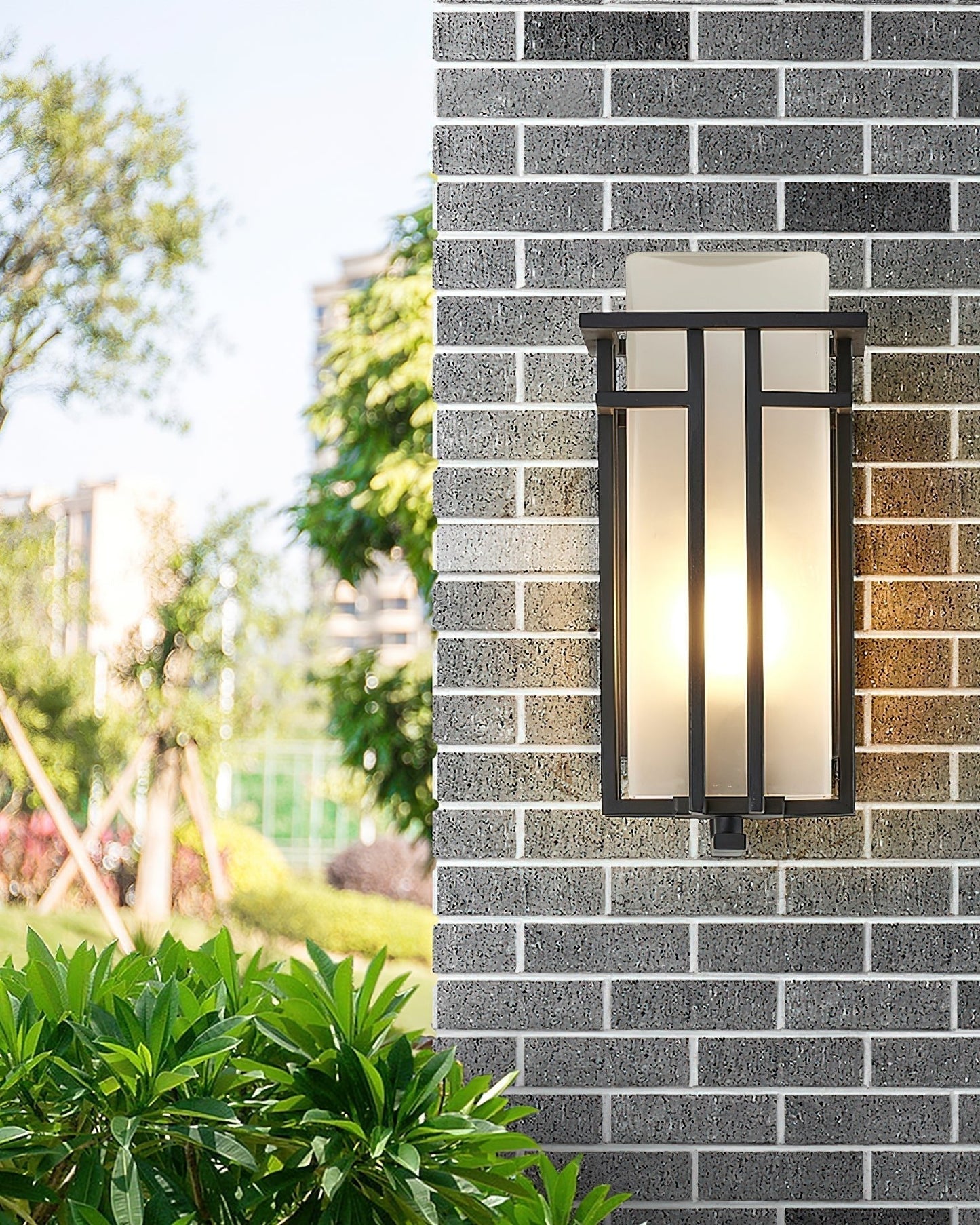 Lustra Buitenwandlamp van IJzer Retro Lantaarn