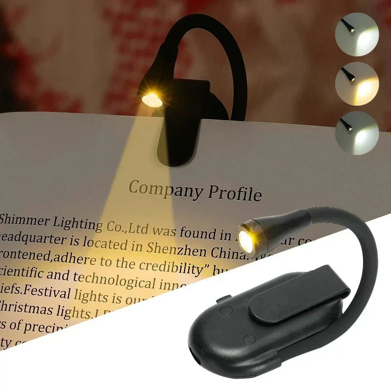 Oplaadbare Boekclip Leeslamp