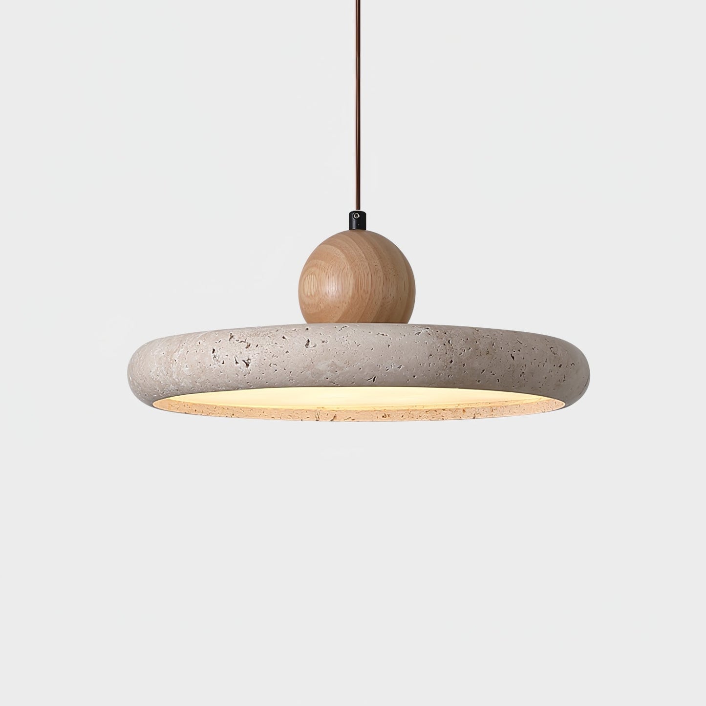 Opalyn Hanglamp Travertin Hout