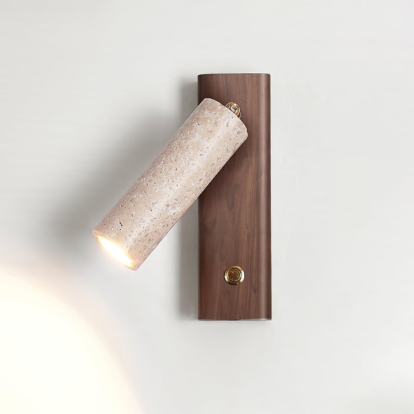 Ornoria Wandlamp Cilindrisch in Travertin