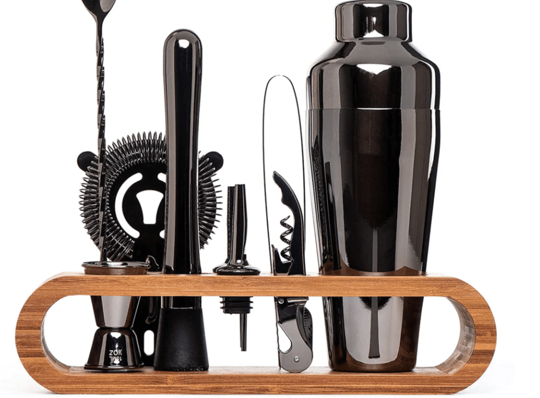 LUXMIX BARSET – 10-delig Cocktailset van RVS voor stijlvolle drankjes