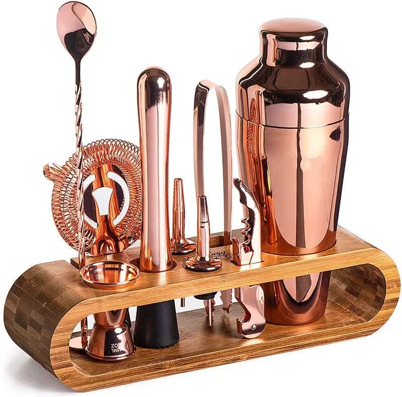 LUXMIX BARSET – 10-delig Cocktailset van RVS voor stijlvolle drankjes