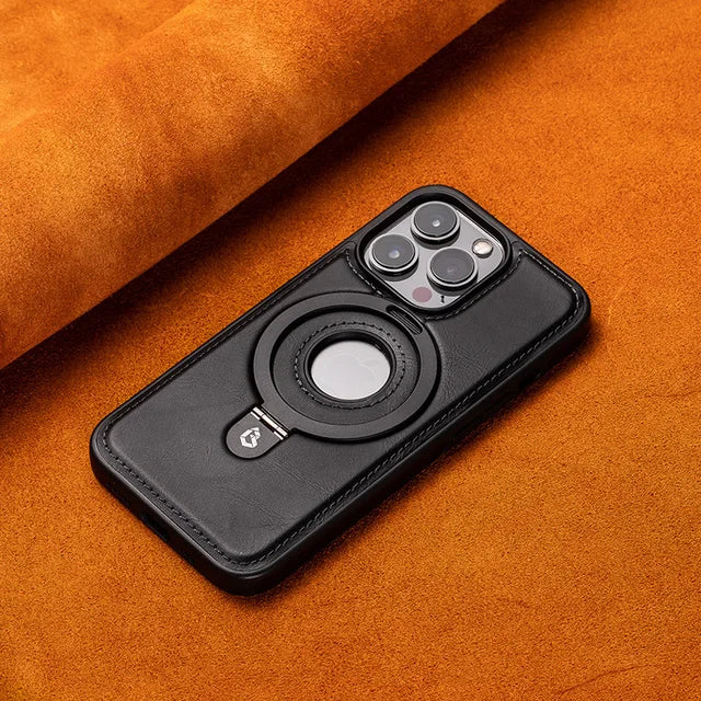 Magnetische iPhone-hoes met onzichtbare ringstandaard