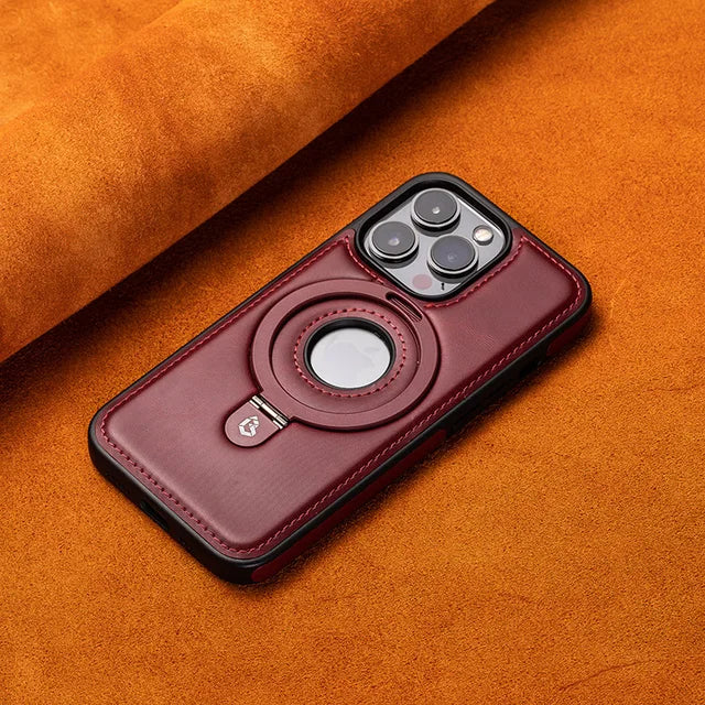 Magnetische iPhone-hoes met onzichtbare ringstandaard