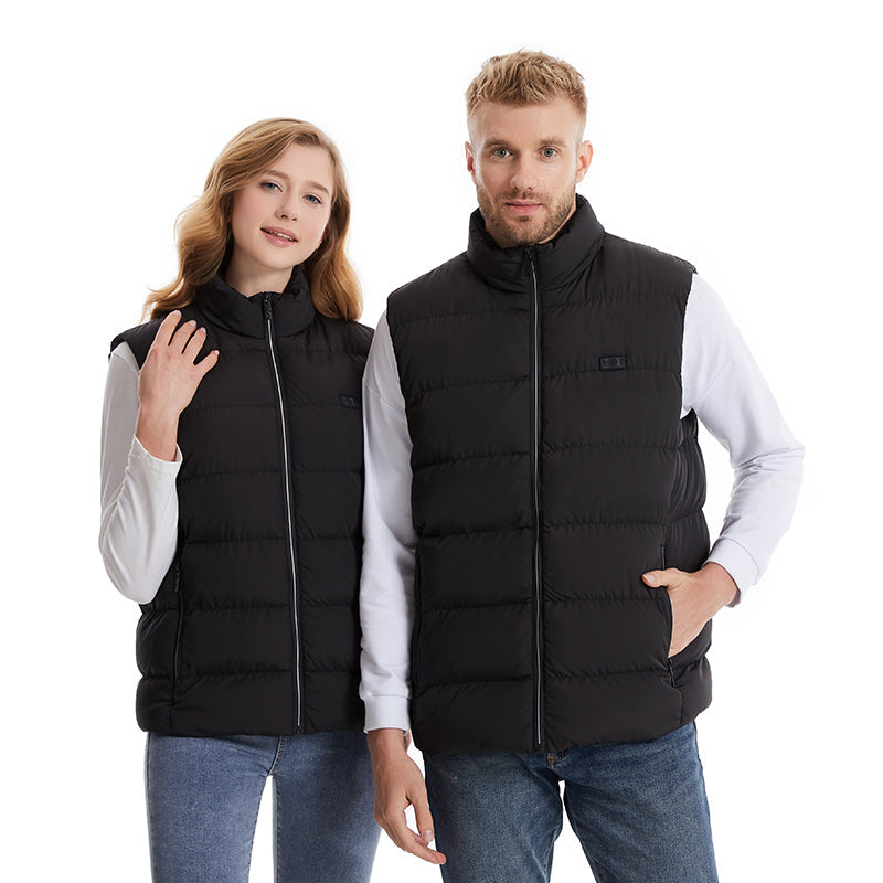 Verwarmde Unisex Jas met Verstelbare Verwarming en Waterafstotend Materiaal