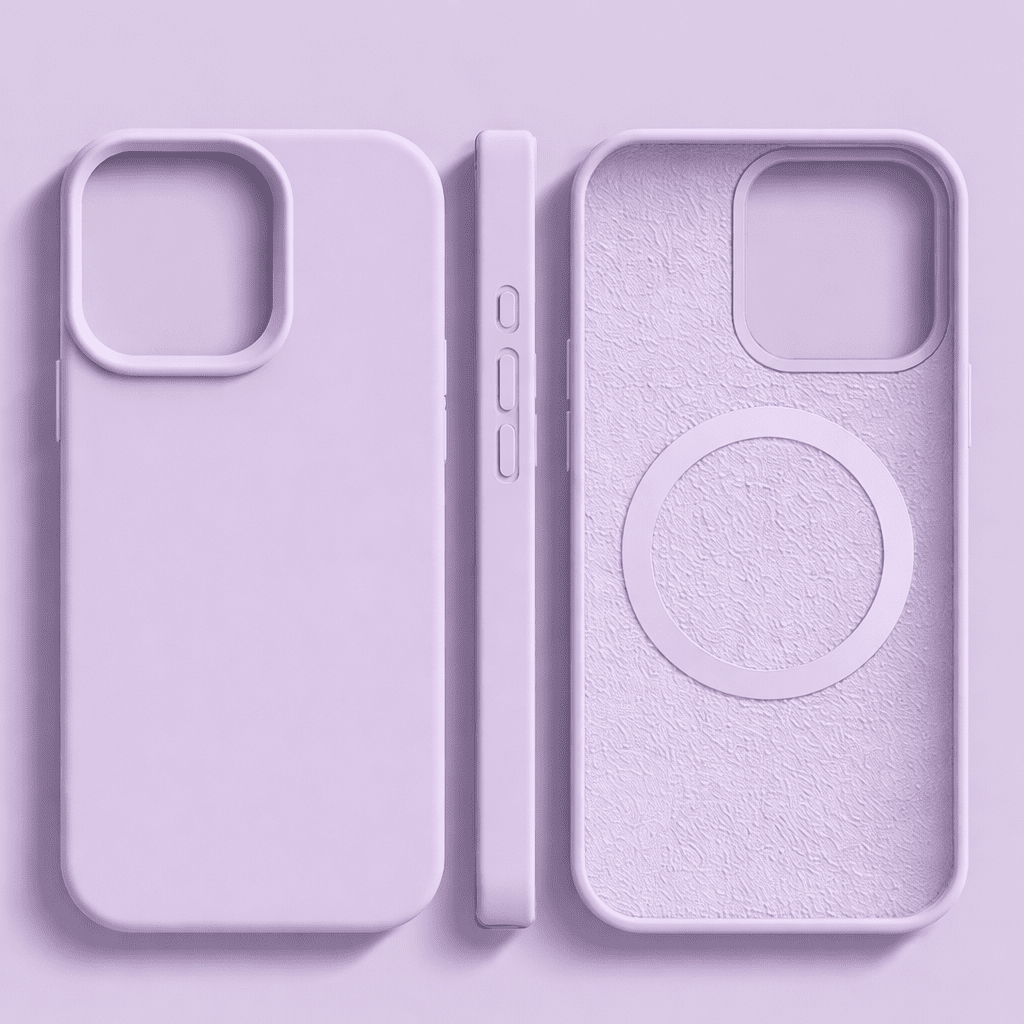 iPhone Hoes MagSafe – Siliconenhoes met Soft Touch en camera bescherming