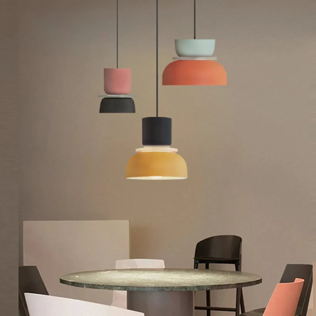 Lucie Kleurblok Scandinavische Hanglamp