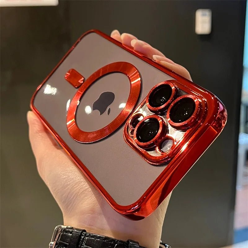 MagPlating | Krasbestendige Magnetische Telefoonhoes met Premium Metalen Afwerking