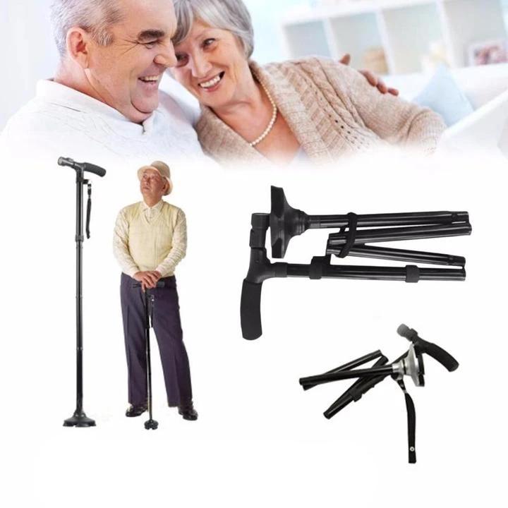 AeroAssist LED Wandelstok Die Vouwt Voor Dagelijks Gebruik