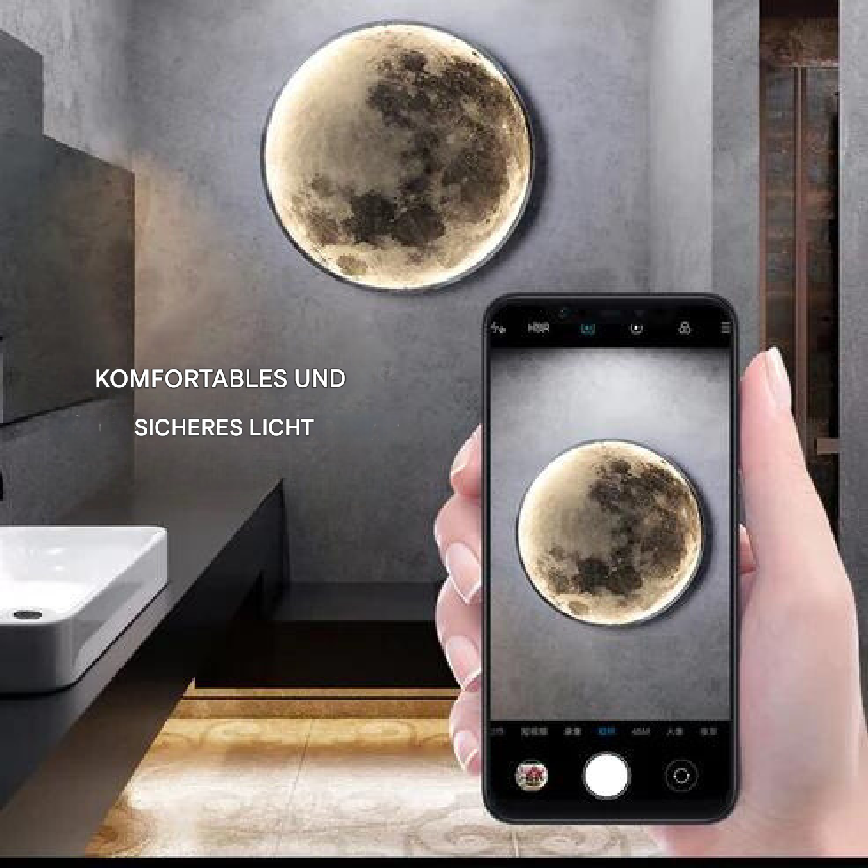 Noctara Maan Sfeerlamp Dimbare Ambient Verlichting Voor Woonkamer En Slaapkamer