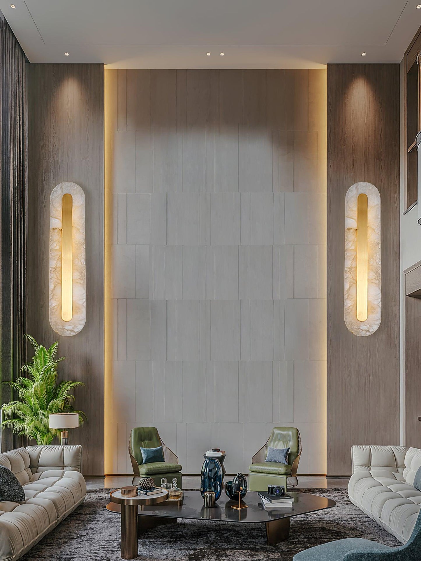 Selvia Wandlamp van Albast