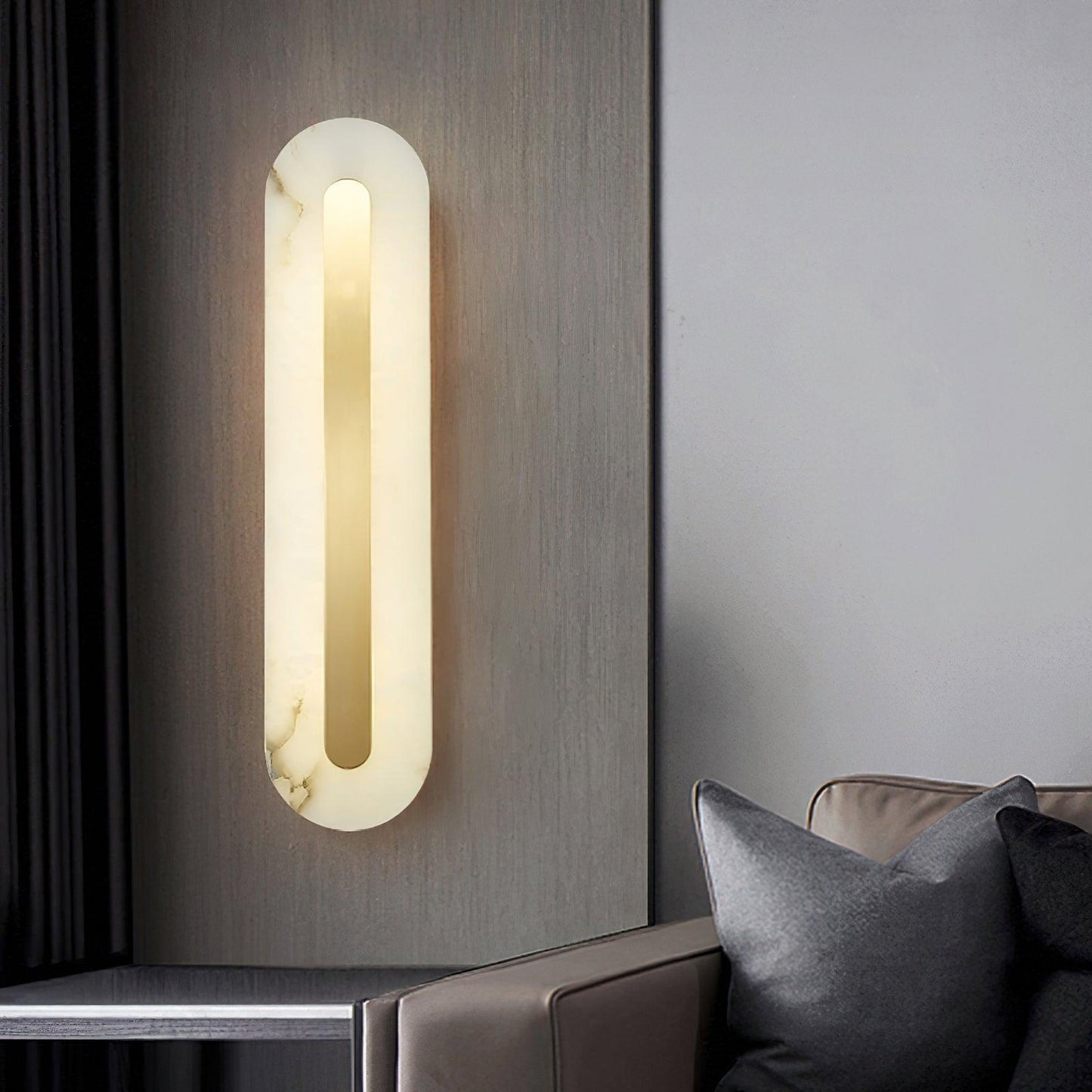 Selvia Wandlamp van Albast