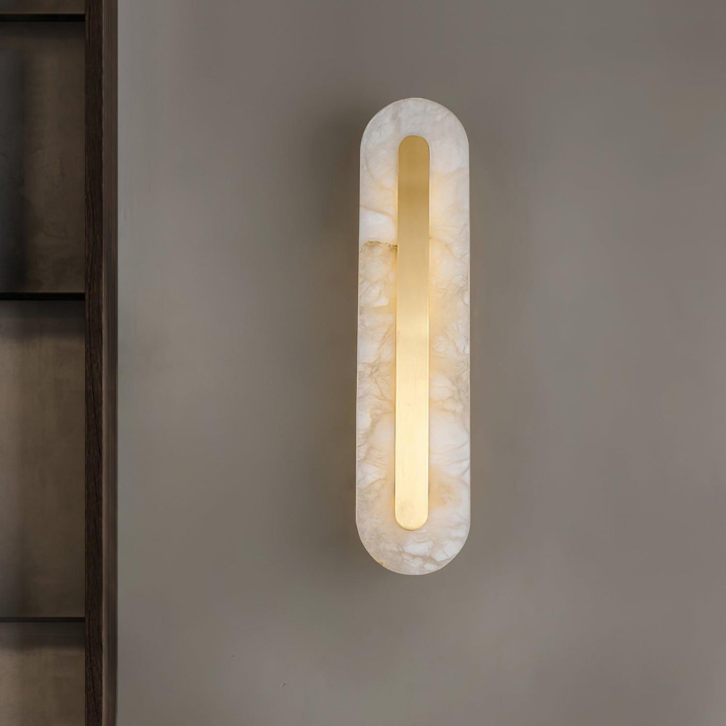 Selvia Wandlamp van Albast