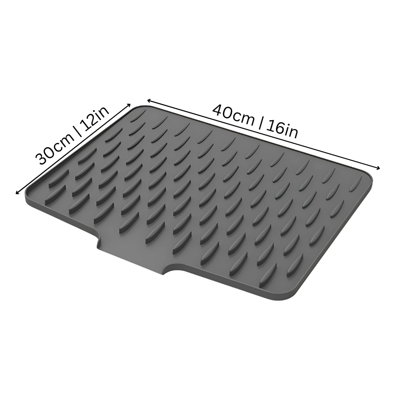Skanto | Warmtebestendige siliconen droogmat | Snelle droging, antislip en ruimtebesparend voor keukenorganisatie