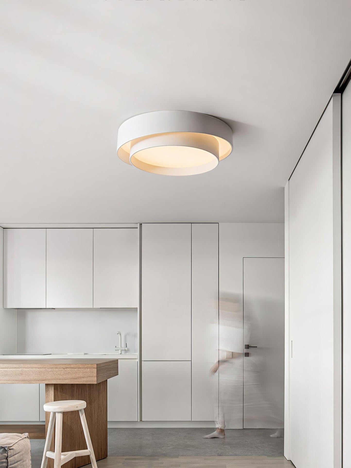 Lustra Plafondlamp Dubbele Laag Moderne Cilinder