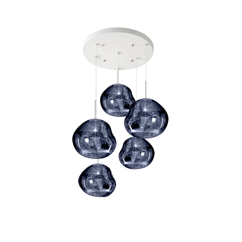 Meervlammige Pendelarmatuur | Sculpturaal Melt Design