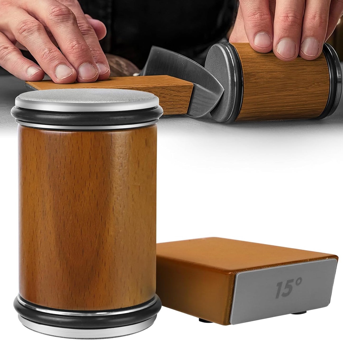 Messen slijpen | Roll messen slijper | Snelle & Precieze slijping | KlingenKraft