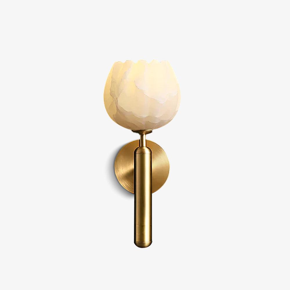 Ralin Alabaster Bloemen Wandlamp