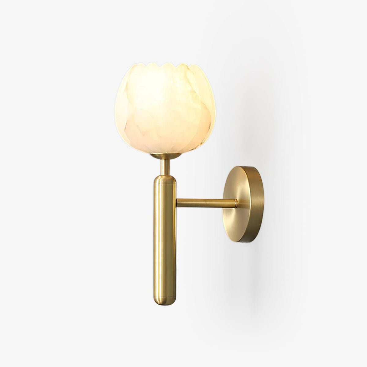 Ralin Alabaster Bloemen Wandlamp