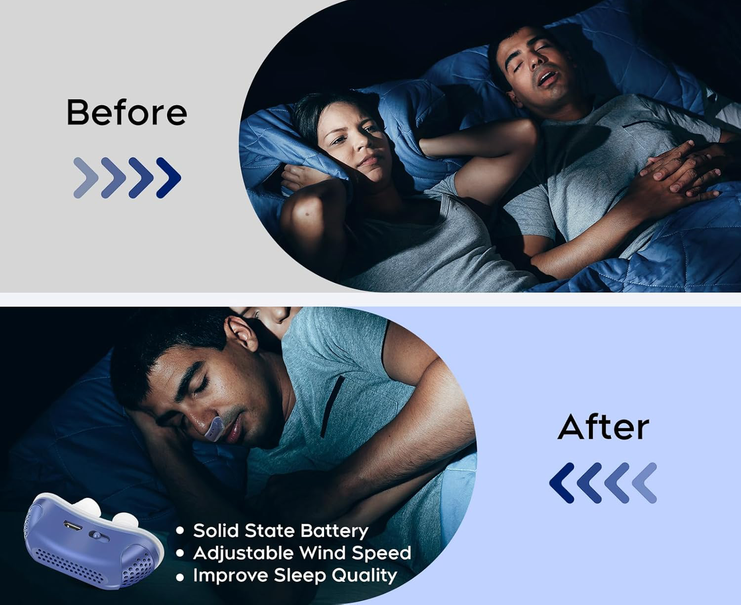 MicroBreath CPAP Lite | Reisvriendelijk Micro CPAP Slaapapparaat – Neussteun Alternatief