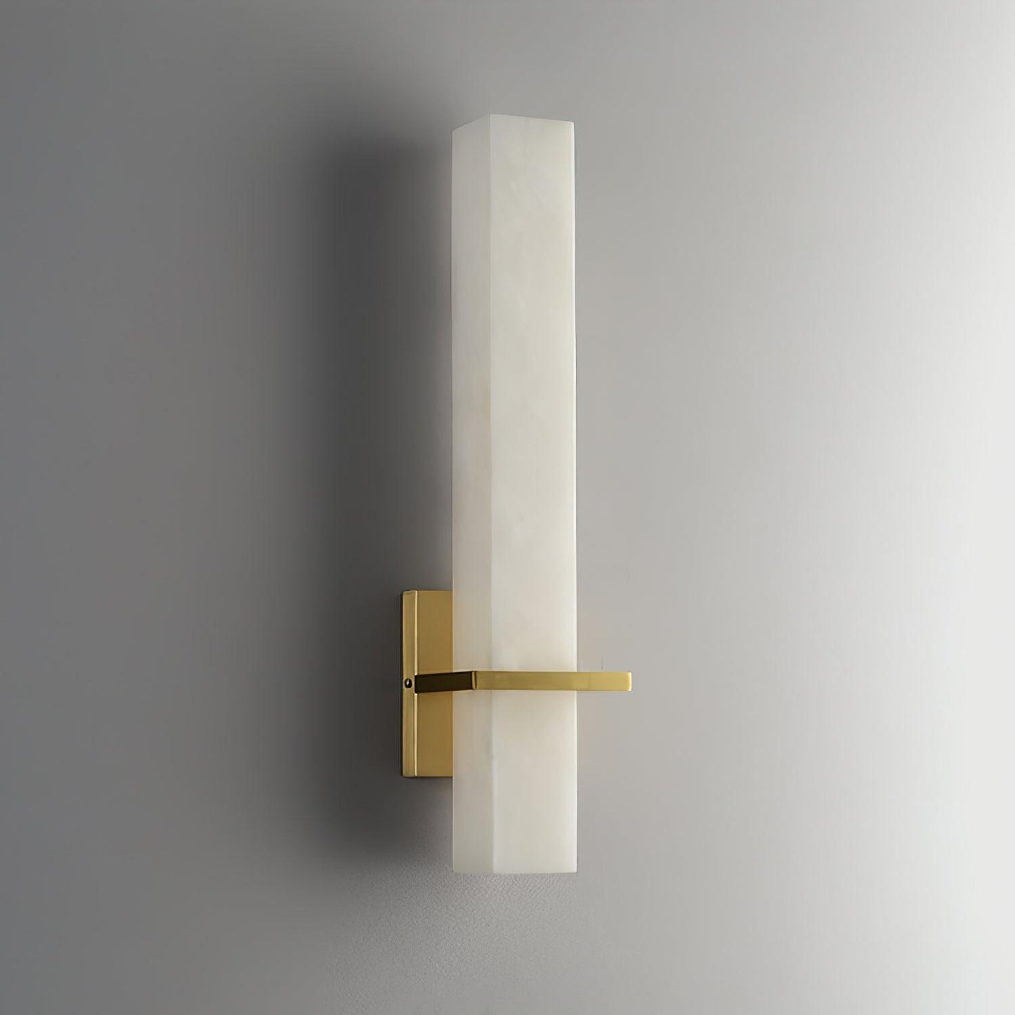 Moderne Alabaster Wandlamp Messing LED Binnen Wandlicht Armatuur