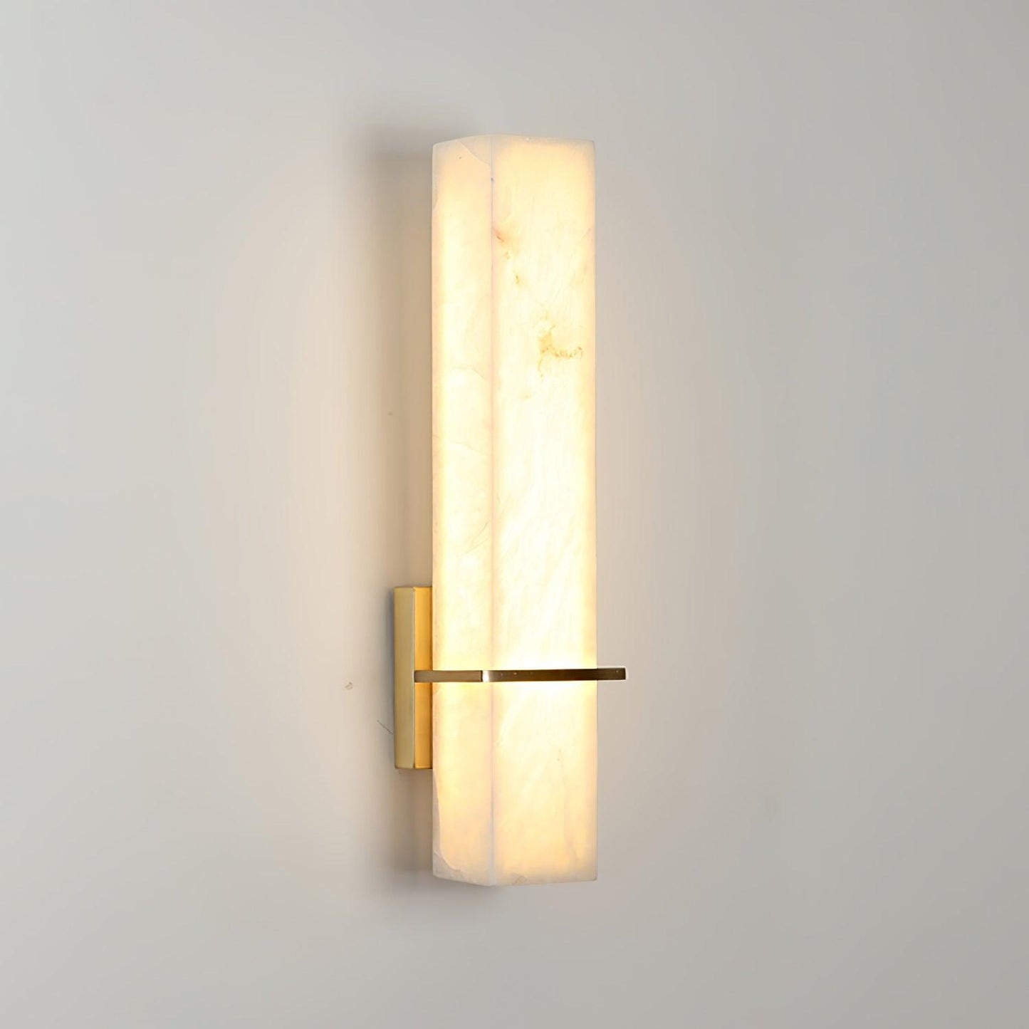 Moderne Alabaster Wandlamp Messing LED Binnen Wandlicht Armatuur